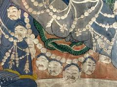 Framed Antique Tibetan Thangka of Yamantaka with Consort - 2386689
