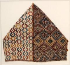 Framed Antique Woven Anatolian Storage Bag - 72252