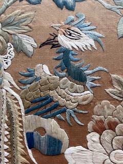 Framed Chinese Antique Silk Embroidery Panel - 2623089