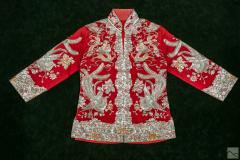 Framed Chinese Embroidery Southern Bridal Jacket - 2714182