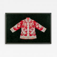 Framed Chinese Embroidery Southern Bridal Jacket - 2714228