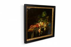 Framed Dutch Still Life Fruit and Lobster Oil Painting - 4516595