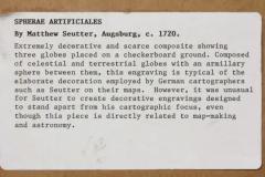 Framed Engraving By Matthaus Seutter Of Sphaerae Artificiales - 4130550