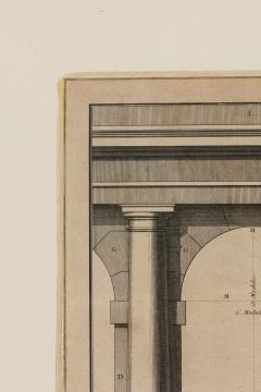 Framed Italian Neo Classic Engravings of Pedestals on an Archway - 4672180