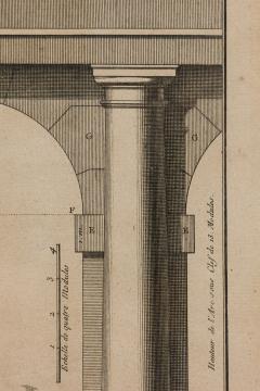 Framed Italian Neo Classic Engravings of Pedestals on an Archway - 4672183