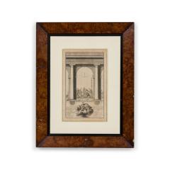 Framed Italian Neo Classic Engravings of Pedestals on an Archway - 4717099