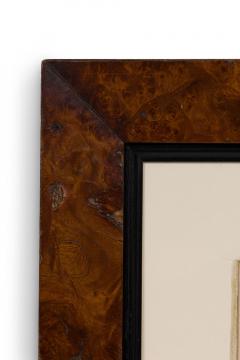 Framed Italian Neo Classic Engravings of an Ionic Base Pedestal Diagram - 4672189
