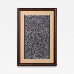 Framed Large Pre Columbian Gauze Textile Panel Chancay Culture - 4289341