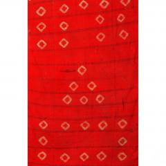 Framed Large Pre Columbian Textile with Tie Dye Design Wari Culture - 4289124