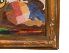 Framed Modernist Oil On Panel - 4140120