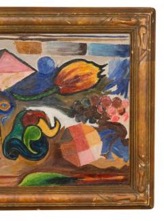 Framed Modernist Oil On Panel - 4140129