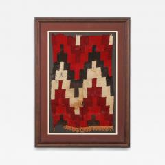 Framed Nazca Textile Panel with Step Design - 4289064