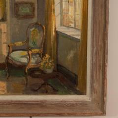 Framed Oil Painting of an Interior - 1095945