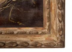 Framed Oil on Canvas Eggs in a Straw Hat  - 4137073