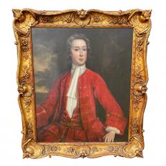 Framed Oil on Canvas of a Young Man Attributed to James Maubert - 4130707