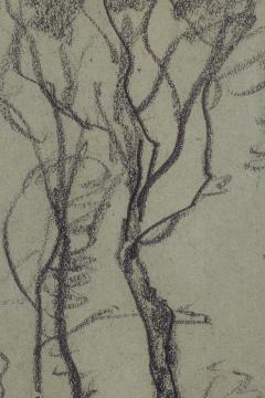 Framed Print of Traditional Landscape Sketch - 4636236