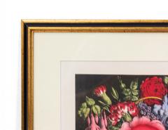 Framed Print of a Basket of Flowers - 4517121