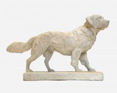 Fran ois Charles Millet Faust Terre neuve dog plaster statuette by F C Millet France circa 1880 - 4377638