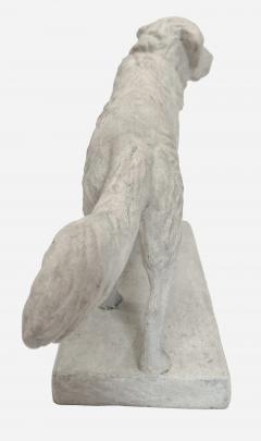 Fran ois Charles Millet Faust Terre neuve dog plaster statuette by F C Millet France circa 1880 - 4377640