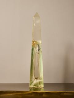 Fran ois Godebski Fractal Resin Obelisk Sculpture by Fran ois Godebski - 4693256