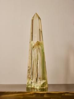 Fran ois Godebski Fractal Resin Obelisk Sculpture by Fran ois Godebski - 4693257