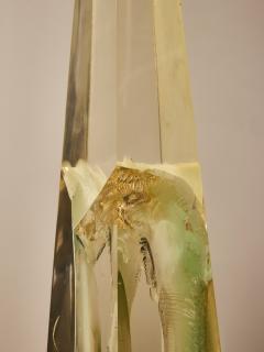 Fran ois Godebski Fractal Resin Obelisk Sculpture by Fran ois Godebski - 4693336