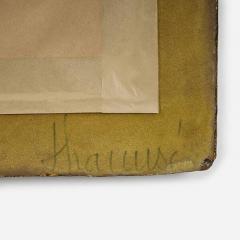 Fran ois Lanus Pair of Polychrome Ceramic Glazed Vallauris Mirrors by Fran ois Lanus  - 4482148