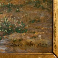 Fran ois Lauret Orientalist Oil Painting of an Algerian Caravan by Fran ois Lauret - 4721399