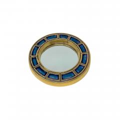 Fran ois Lembo 1970s Fran ois Lembo Ceramic Mirror Geometric Decoration Signed - 4451596