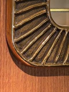 Fran ois Lembo Ceramic mirror by Fran ois Lembo France 1960s - 4324466