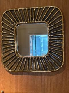 Fran ois Lembo Ceramic mirror by Fran ois Lembo France 1960s - 4324467