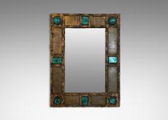 Fran ois Lembo French Mirror in the Style of Fran ois Lembo Line Vautrin - 4015808