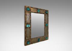 Fran ois Lembo French Mirror in the Style of Fran ois Lembo Line Vautrin - 4015810