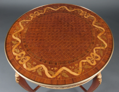 Fran ois Linke A FINE FRENCH ANTIQUE KINGWOOD MARQUETRY CENTER TABLE - 3537453