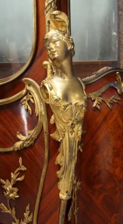 Fran ois Linke A Very Fine French 19th CenturyOrmolu Mounted Louis XV Style Double Door Vitrine - 3710876