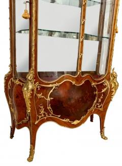 Fran ois Linke A Very Fine French 19th CenturyOrmolu Mounted Louis XV Style Double Door Vitrine - 3710887