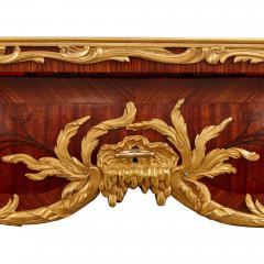 Fran ois Linke A large Louis XV style ormolu mounted marquetry table vitrine by Linke - 2841471