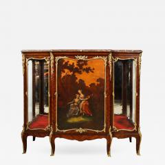 Fran ois Linke Francois Linke a French Ormolu and Vernis Martin Vitrine Commode Cabinet - 811387