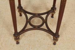 Fran ois Linke French Bronze Mounted Mahogany Marble Top Gueridon Table Attributed to Linke - 503421