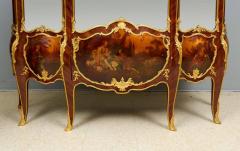 Fran ois Linke French Ormolu Mounted Kingwood and Vernis Martin Vitrine by Fran ois Linke - 619438