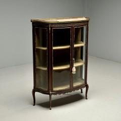 Fran ois Linke Louis XV Style Curio Cabinet Mahogany Bronze Glass France 1910s - 3544154