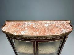 Fran ois Linke Louis XV Style Curio Cabinet Mahogany Bronze Glass France 1910s - 3544162