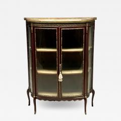 Fran ois Linke Louis XV Style Curio Cabinet Mahogany Bronze Glass France 1910s - 3546768