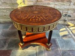 Fran ois Linke Neoclassical French 19th 20th C Circular Marquetry Ormolu Table Fran ois Linke - 4478966
