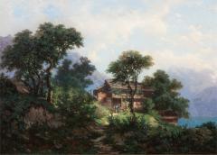 Fran ois Louis Fritz de Niederh usern Chalet in the Mountains Fran ois Louis Fritz de Niederh usern - 4447262