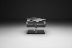 Fran ois Monnet Sequenza Side Table with Pivotable Top by Fran ois Monnet France ca 1970s - 4747009