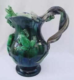 Fran ois Pierre LEGLAS MAURICE Palissy Majolica French high quality jar - 4540825