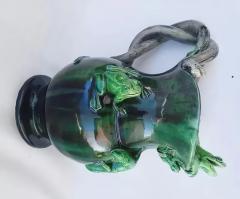 Fran ois Pierre LEGLAS MAURICE Palissy Majolica French high quality jar - 4540827