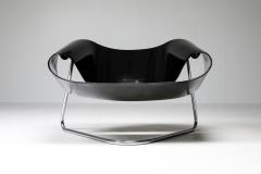 Franca Stagi Black Ribbon chair by Franca Stagi for Bernini 1961 - 1921572