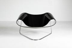 Franca Stagi Black Ribbon chair by Franca Stagi for Bernini 1961 - 1921576
